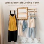 Bamboo Wall Mount Drying Rack